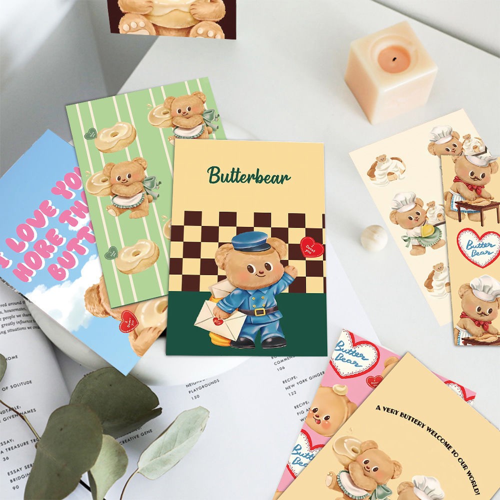 Butter Bear Decorative Card