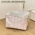 Floral Bunny Storage Basket