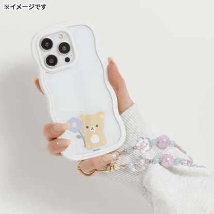 Rilakkuma Flower Phone Strap (Long Crossbody Version)