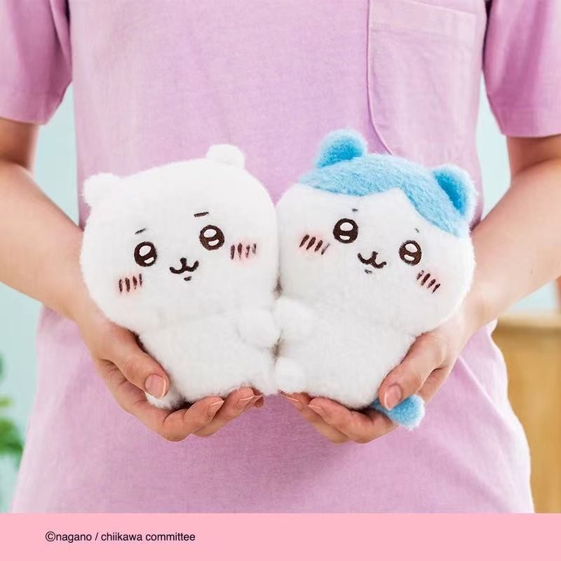 Chiikawa Fluffy Chiikawa & Hachiware Plush