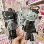 NIC Black & Gray Long-Legged Hello Kitty Mascot
