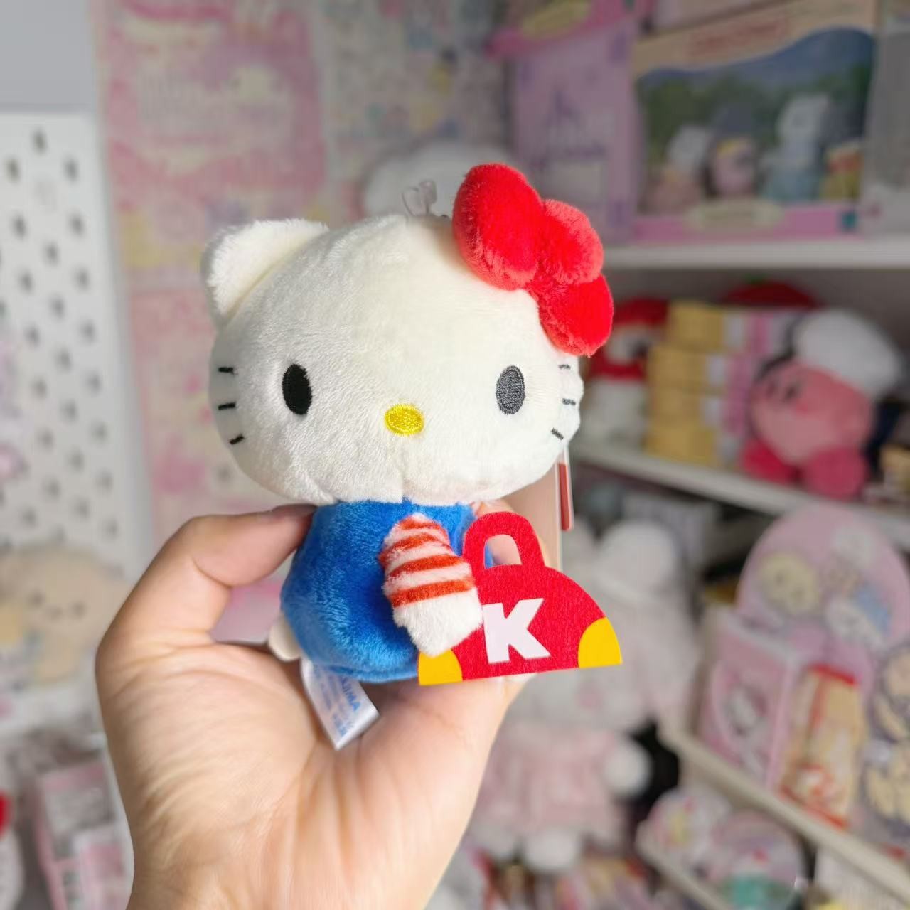 Hello Kitty Plush Keychain Doll