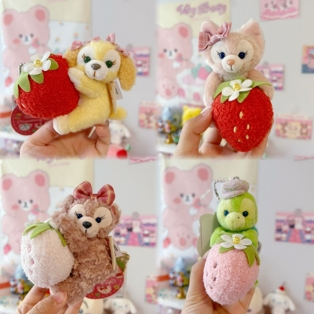 Tokyo Disney Strawberry Sitting Mascot