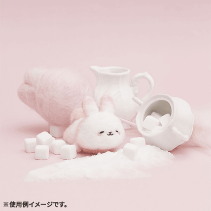 San-X Cotton Candy Bunny Lying Down Beanbag Plush
