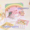 Pink Bear 3D Pop-Up Birthday Greeting Card