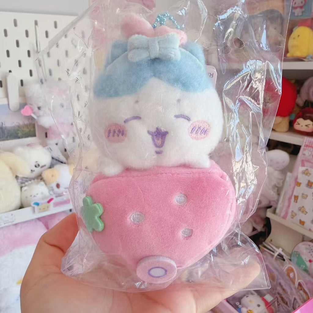 Chiikawa x Sanrio Strawberry Magnetic Mascot