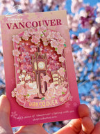 Vancouver Sakura Fridge Magnet