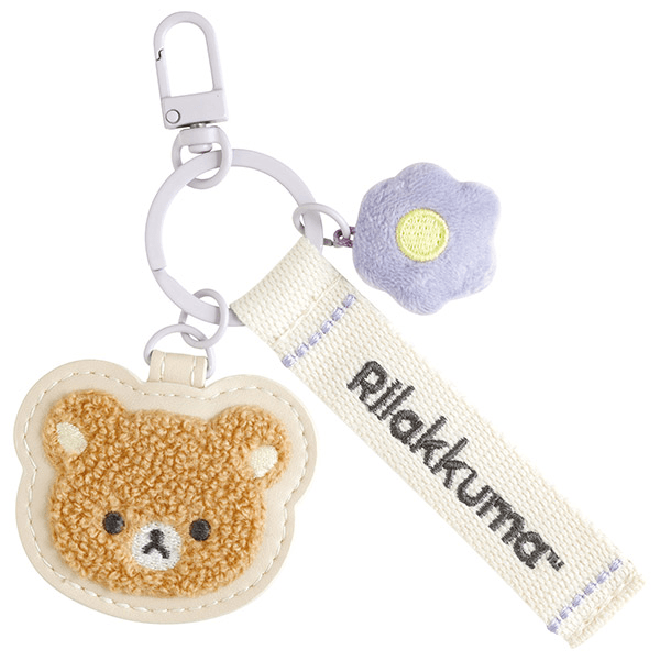 Rilakkuma Flower Keychain