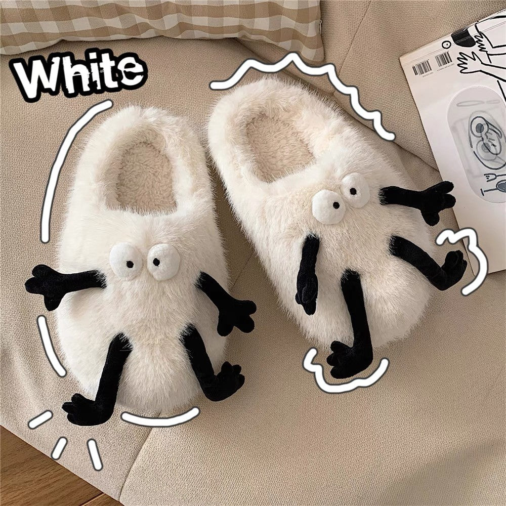 Soot Sprite Couple Plush Slippers
