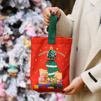 Christmas Shooting Star Canvas Tote Bag