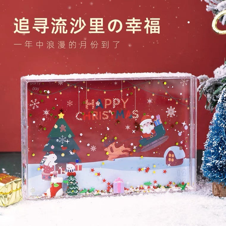 Christmas Gift Liquid Sand Photo Frame