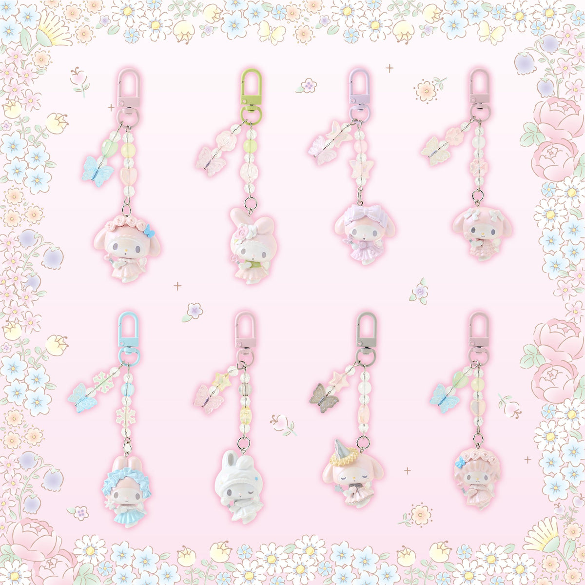 My Melody 50th Anniversary Keychain