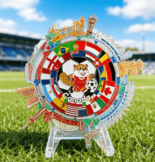 Canada World Cup 360° Spinning Fridge Magnet