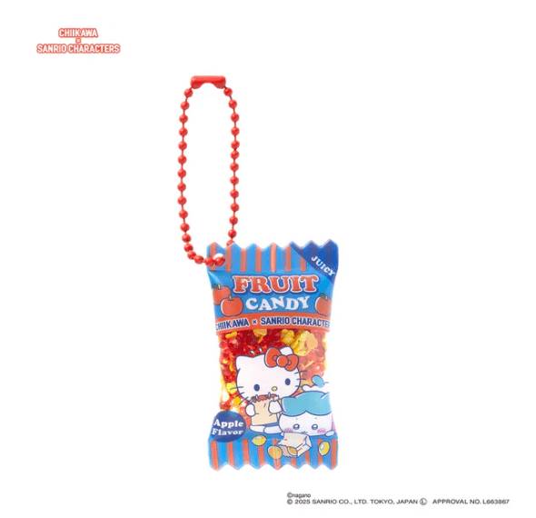Chiikawa x Sanrio Candy Keychain