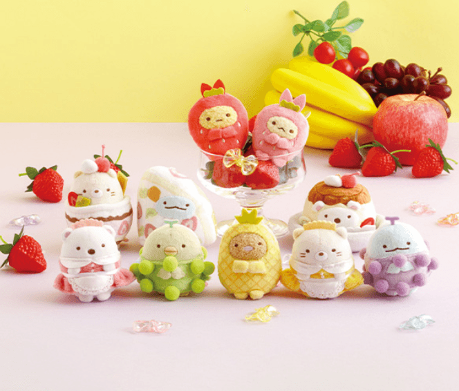 Sumikko Gurashi Fruit Series Beanbag Plush