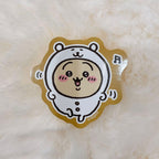 Chiikawa Self-Mocking Bear Sticker