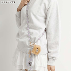 Rilakkuma Flower Phone Strap (Long Crossbody Version)