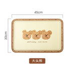 We Bare Bears Leather Placemat