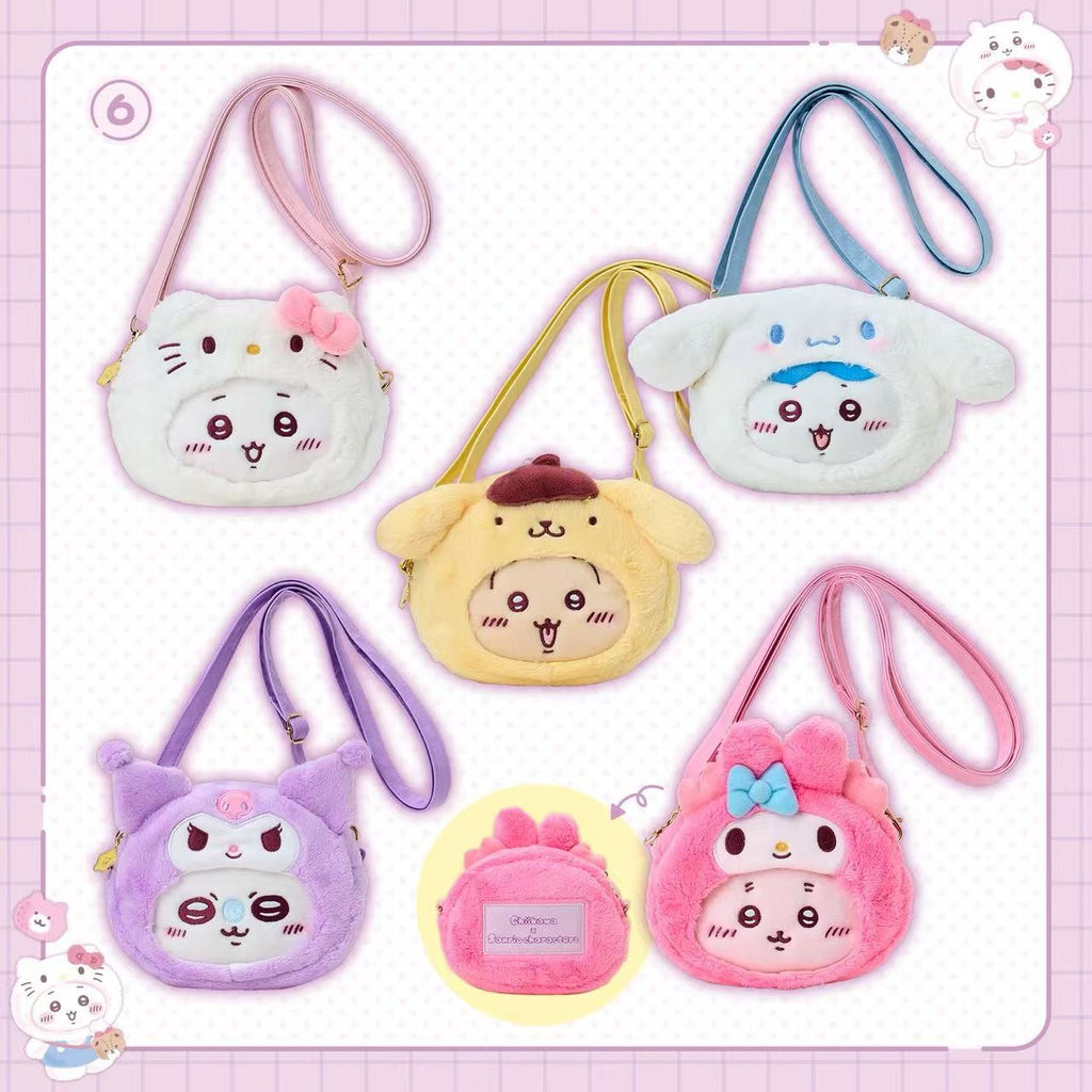 Chiikawa x Sanrio Collab Crossbody Bag 2025 (Arriving Early July)