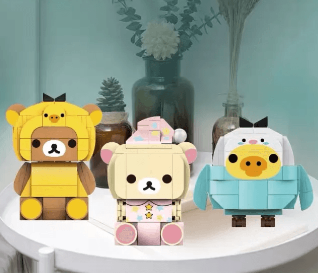 Rilakkuma Official Figure Building Blocks