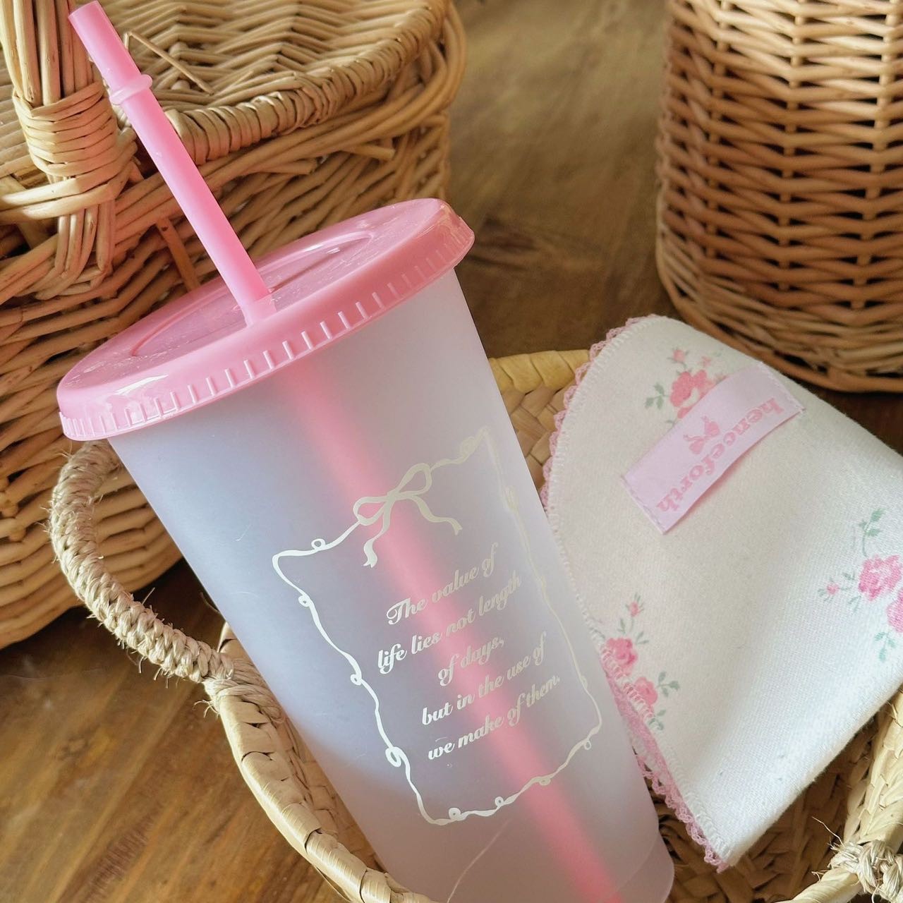 Butterfly Cold Drink Plastic Cup