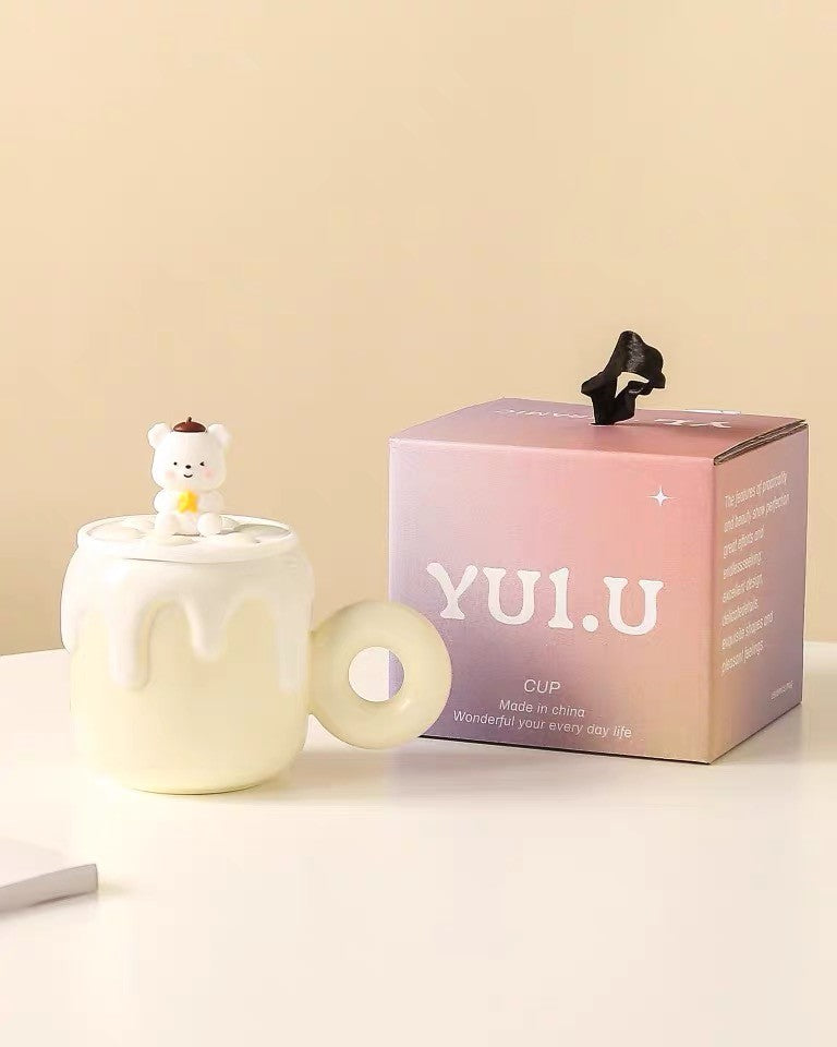 Cute Bear Mug Gift Box Set