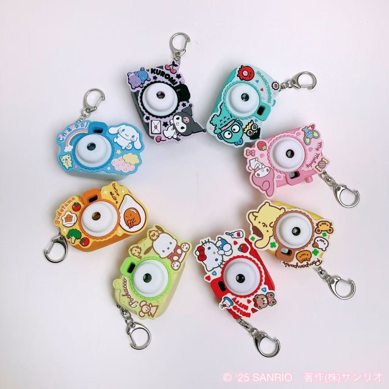 Sanrio Camera Shaped Keychain (with Projection)