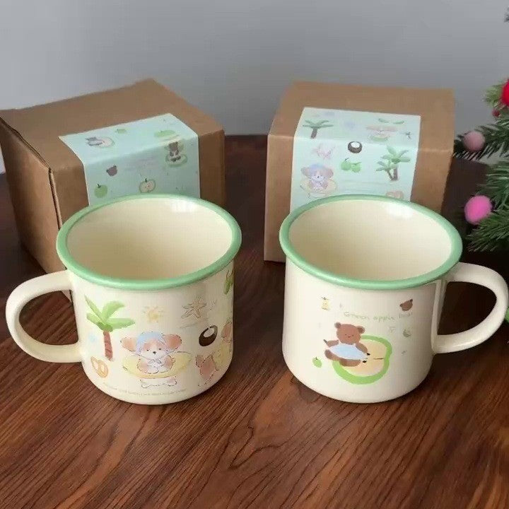Coconut Palm Puppy Mug