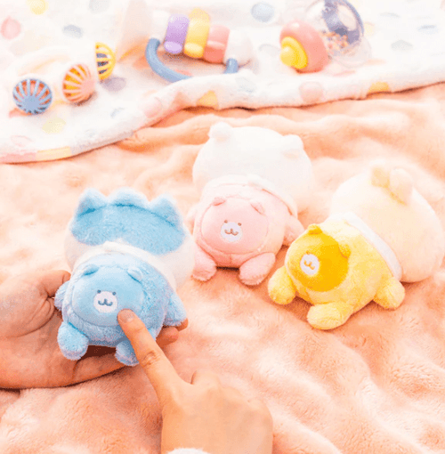 Chiikawa Baby Lying Down Plush