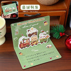 Cartoon Christmas 3D Pop-Up Greeting Card