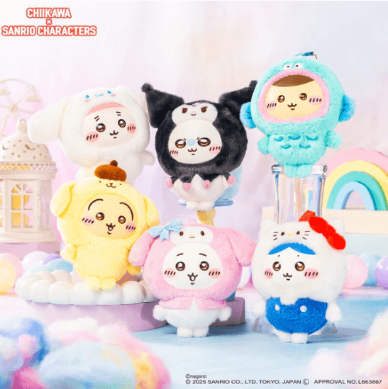 Chiikawa x Sanrio Soft Vinyl Mascot