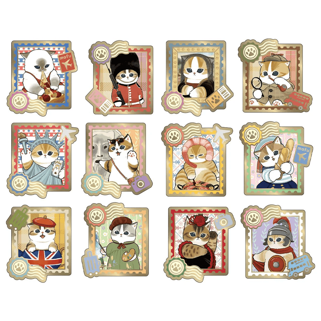 Mofusand Travel Theme Pin Badge Blind Box