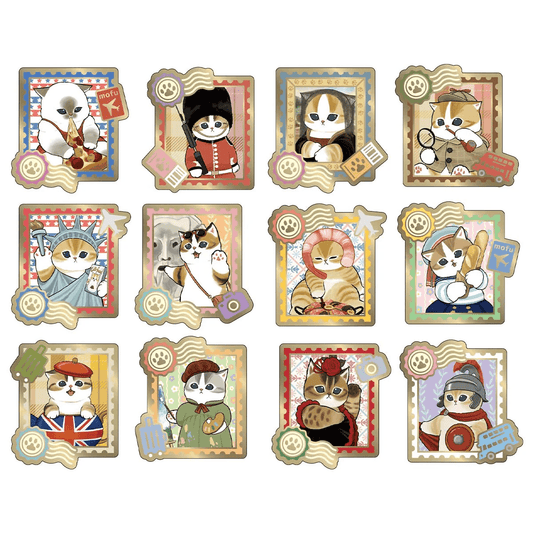 Mofusand Travel Theme Pin Badge Blind Box