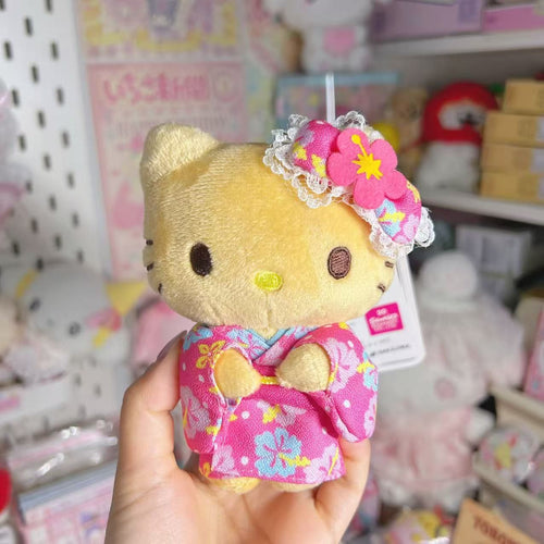 Charcoal-Grilled Kimono Hello Kitty Mascot