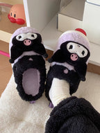 Kuromi Plush Slippers