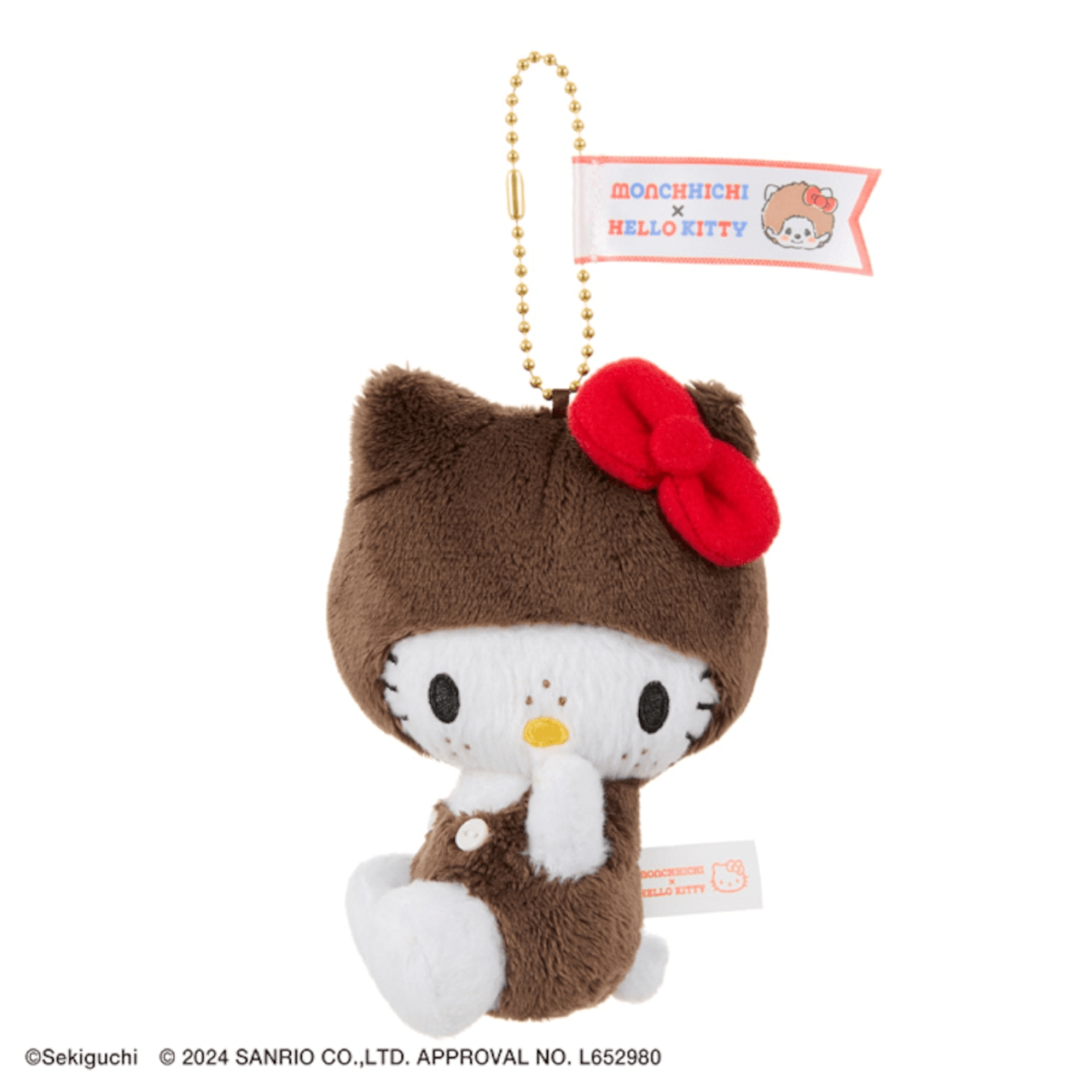 Hello Kitty x Monchhichi 50th Anniversary Collab Mascot