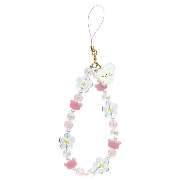 Rilakkuma Flower Phone Strap