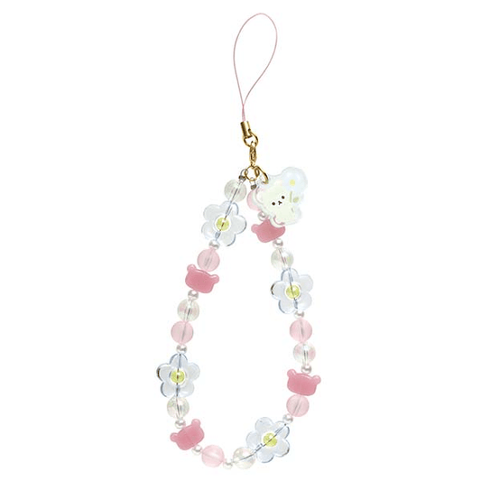 Rilakkuma Flower Phone Strap