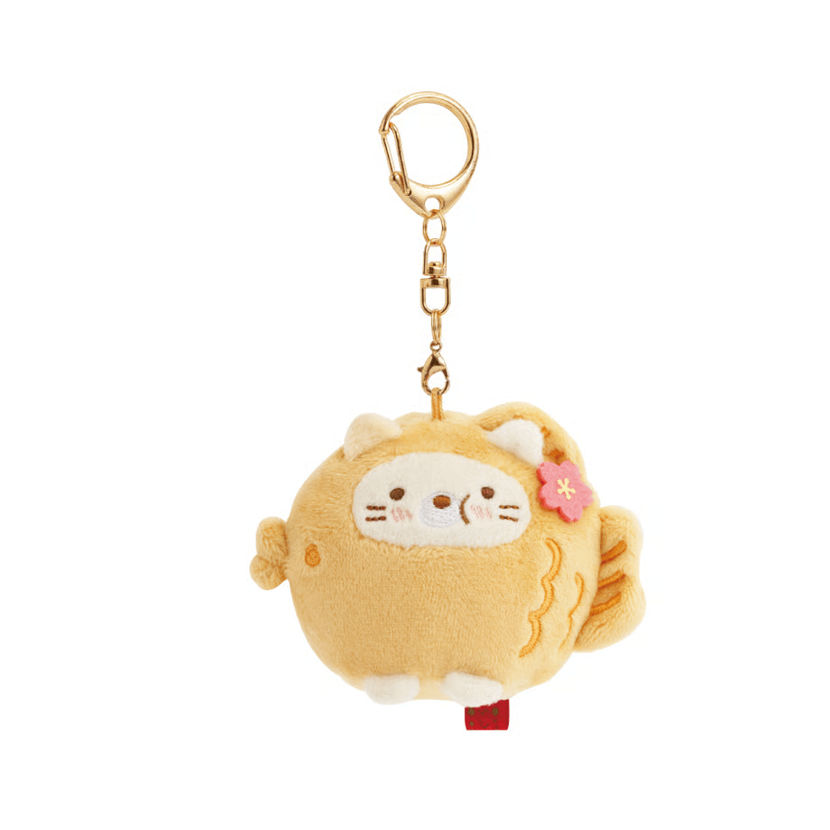 Sumikko Gurashi Taiyaki Kitty Keychain