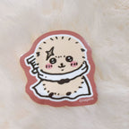 Chiikawa Self-Mocking Bear Sticker