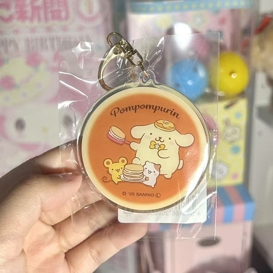 Sanrio Pompompurin Exhibition Keychain