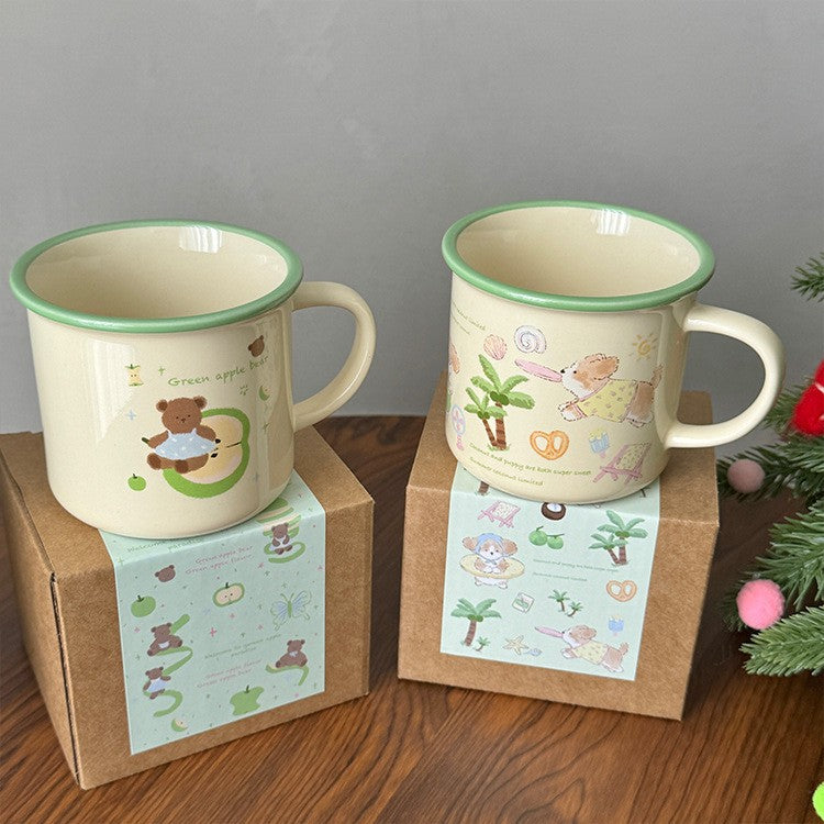 Coconut Palm Puppy Mug