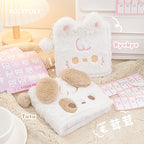 RosyPosy Plush Binder Notebook