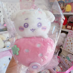 Chiikawa x Sanrio Strawberry Magnetic Mascot