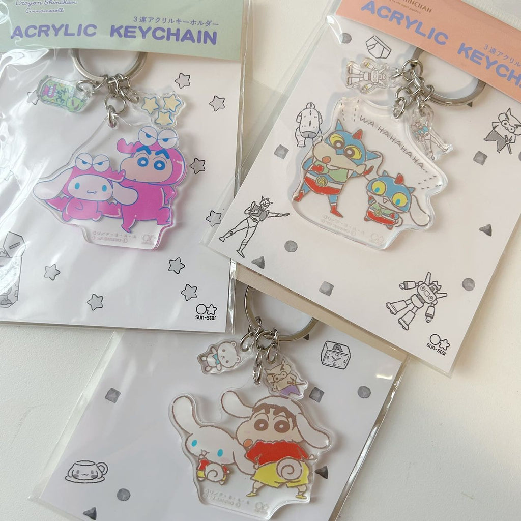 Cinnamoroll x Crayon Shin-chan Acrylic Mascot