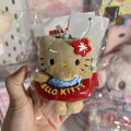 ME Hello Kitty Black Tan Swim Ring Keychain
