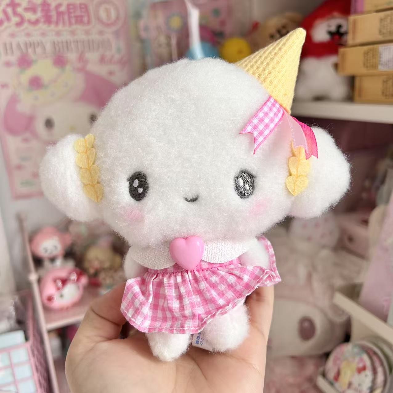 Sanrio Ice Cream Cone Felt Mascot