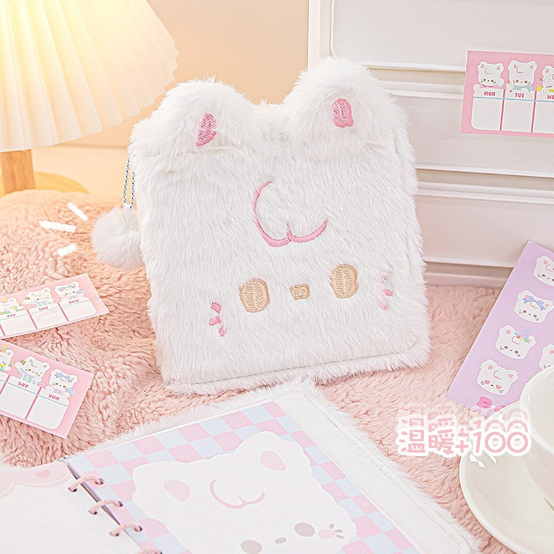 RosyPosy Plush Binder Notebook