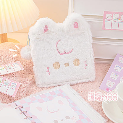 RosyPosy Plush Binder Notebook