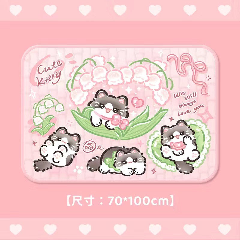 Girly Kitty Period Mat